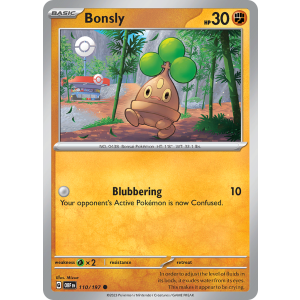 Bonsly 110/197 Pokemon TCG Scarlet & Violet Obsidian Flames