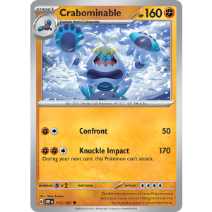 Crabominable 115/197 Pokemon TCG Scarlet & Violet Obsidian Flames