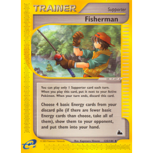 Fisherman 125/144 Pokemon TCG E-Card Skyridge