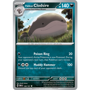 Paldean Clodsire 128/197 Pokemon TCG Scarlet & Violet Obsidian Flames