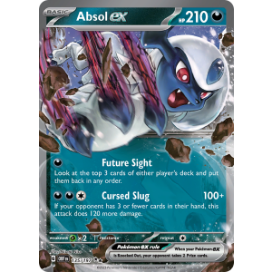 Double Rare Absol ex 135/197 Pokemon TCG Scarlet & Violet Obsidian Flames