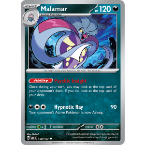 Malamar 138/197 Pokemon TCG Scarlet & Violet Obsidian Flames