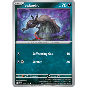 Salandit 139/197 Pokemon TCG Scarlet & Violet Obsidian Flames