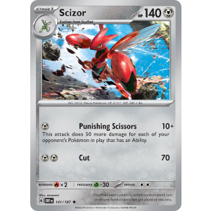 Scizor 141/197 Pokemon TCG Scarlet & Violet Obsidian Flames