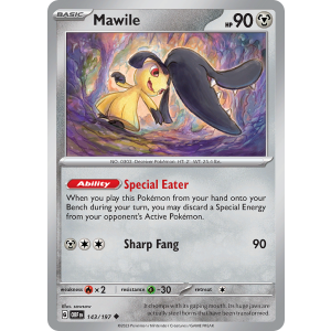 Mawile 143/197 Pokemon TCG Scarlet & Violet Obsidian Flames