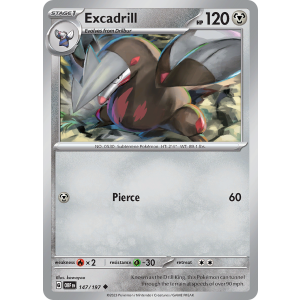 Excadrill 147/197 Pokemon TCG Scarlet & Violet Obsidian Flames