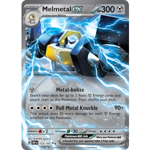 Double Rare Melmetal ex 153/197 Pokemon TCG Scarlet & Violet Obsidian Flames