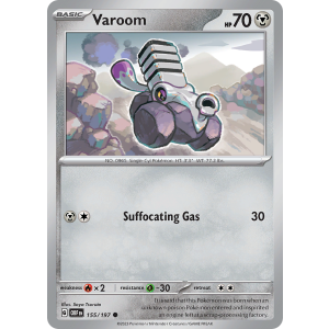 Varoom 155/197 Pokemon TCG Scarlet & Violet Obsidian Flames