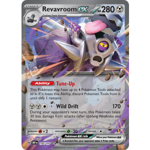 Double Rare Revavroom ex 156/197 Pokemon TCG Scarlet & Violet Obsidian Flames