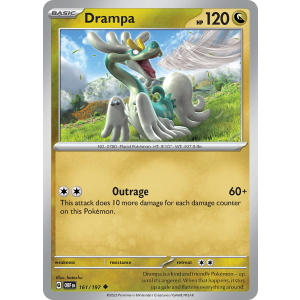 Drampa 161/197 Pokemon TCG Scarlet & Violet Obsidian Flames