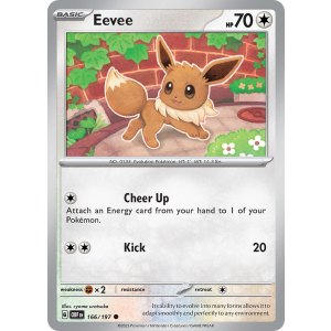 Eevee 166/197 Pokemon TCG Scarlet & Violet Obsidian Flames