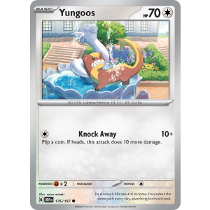 Yungoos 176/197 Pokemon TCG Scarlet & Violet Obsidian Flames