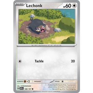 Lechonk 180/197 Pokemon TCG Scarlet & Violet Obsidian Flames