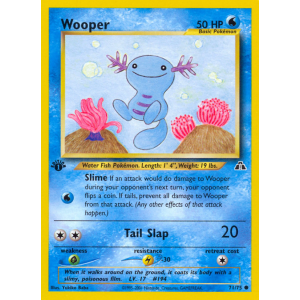 Wooper 71/75 Pokemon TCG Neo Neo Discovery