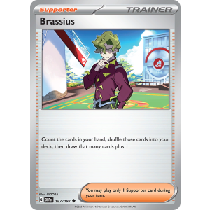 Brassius 187/197 Pokemon TCG Scarlet & Violet Obsidian Flames