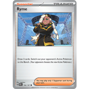 Ryme 194/197 Pokemon TCG Scarlet & Violet Obsidian Flames