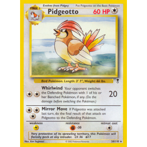 Pidgeotto 34/110 Pokemon TCG Other Legendary Collection