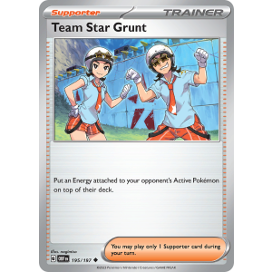 Team Star Grunt 195/197 Pokemon TCG Scarlet & Violet Obsidian Flames