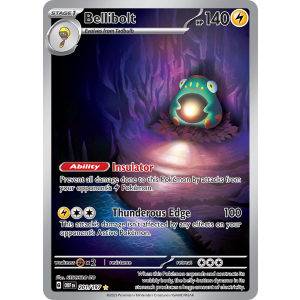 Illustration Rare Bellibolt 201/197 Pokemon TCG Scarlet & Violet Obsidian Flames