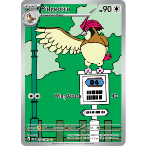 Illustration Rare Pidgeotto 208/197 Pokemon TCG Scarlet & Violet Obsidian Flames