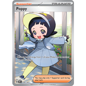 Ultra Rare Poppy 220/197 Pokemon TCG Scarlet & Violet Obsidian Flames