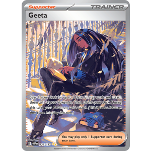 Special Illustration Rare Geeta 226/197 Pokemon TCG Scarlet & Violet Obsidian Flames