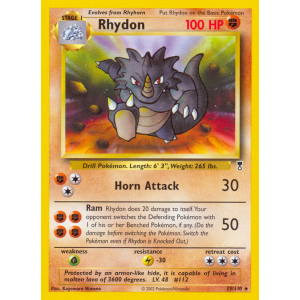 Rhydon 35/110 Pokemon TCG Other Legendary Collection