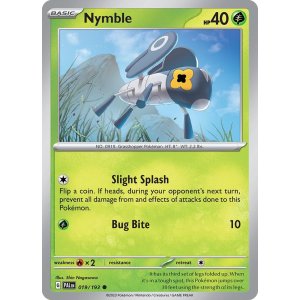 Nymble 19/193 Pokemon TCG Scarlet & Violet Paldea Evolved