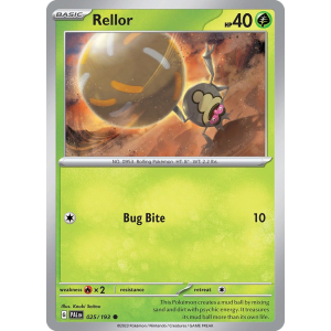 Rellor 25/193 Pokemon TCG Scarlet & Violet Paldea Evolved