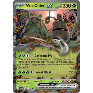 Double Rare Wo-Chien ex 27/193 Pokemon TCG Scarlet & Violet Paldea Evolved