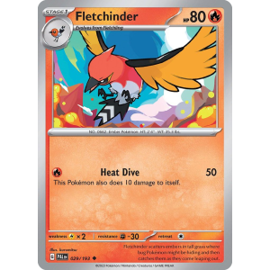 Fletchinder 29/193 Pokemon TCG Scarlet & Violet Paldea Evolved