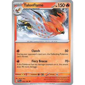 Talonflame 30/193 Pokemon TCG Scarlet & Violet Paldea Evolved