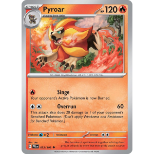 Pyroar 32/193 Pokemon TCG Scarlet & Violet Paldea Evolved