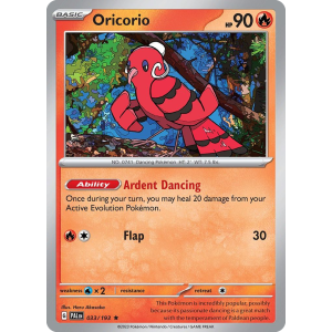 Oricorio 33/193 Pokemon TCG Scarlet & Violet Paldea Evolved