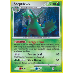 Rare Holo Sceptile 10/100 Pokemon TCG Diamond & Pearl Stormfront