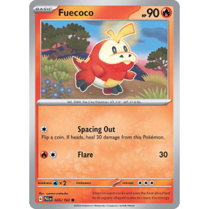 Fuecoco 35/193 Pokemon TCG Scarlet & Violet Paldea Evolved