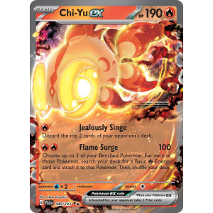 Double Rare Chi-Yu ex 40/193 Pokemon TCG Scarlet & Violet Paldea Evolved