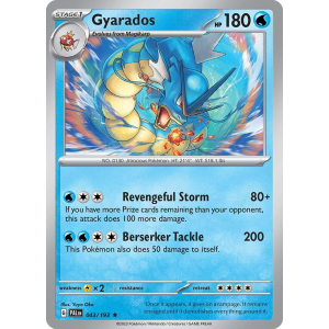 Gyarados 43/193 Pokemon TCG Scarlet & Violet Paldea Evolved