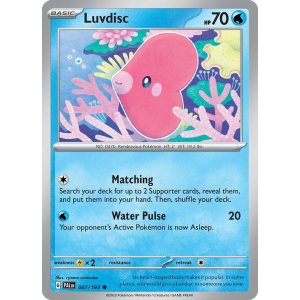 Luvdisc 47/193 Pokemon TCG Scarlet & Violet Paldea Evolved