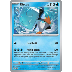 Eiscue 48/193 Pokemon TCG Scarlet & Violet Paldea Evolved