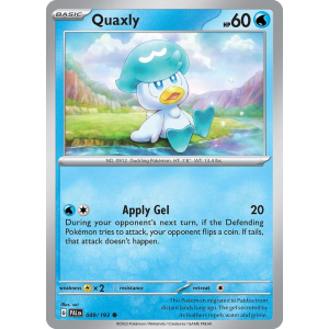 Quaxly 49/193 Pokemon TCG Scarlet & Violet Paldea Evolved