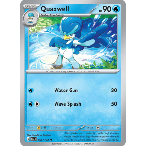 Quaxwell 51/193 Pokemon TCG Scarlet & Violet Paldea Evolved