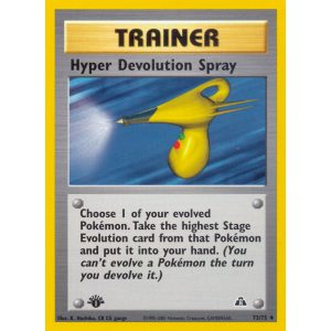 Hyper Devolution Spray 73/75 Pokemon TCG Neo Neo Discovery