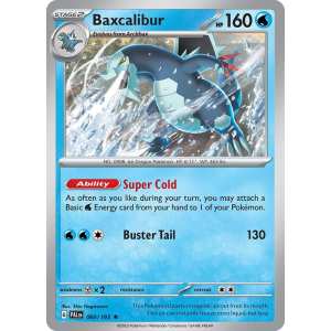 Baxcalibur 60/193 Pokemon TCG Scarlet & Violet Paldea Evolved