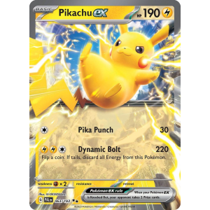 Double Rare Pikachu ex 63/193 Pokemon TCG Scarlet & Violet Paldea Evolved