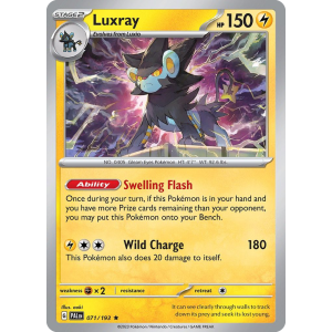 Luxray 71/193 Pokemon TCG Scarlet & Violet Paldea Evolved