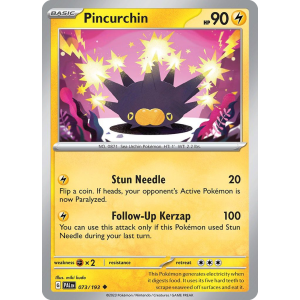 Pincurchin 73/193 Pokemon TCG Scarlet & Violet Paldea Evolved