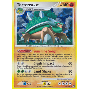 Rare Holo Torterra 11/100 Pokemon TCG Diamond & Pearl Stormfront