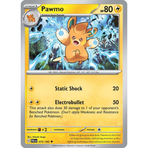 Pawmo 75/193 Pokemon TCG Scarlet & Violet Paldea Evolved