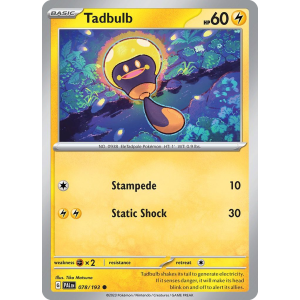 Tadbulb 78/193 Pokemon TCG Scarlet & Violet Paldea Evolved